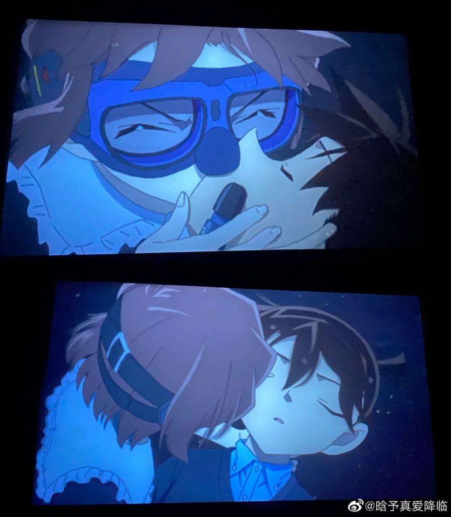 Phân cảnh Conan cùng Haibara ‘hôn’ nhau trong movie mới gây nhiều tranh cãi
